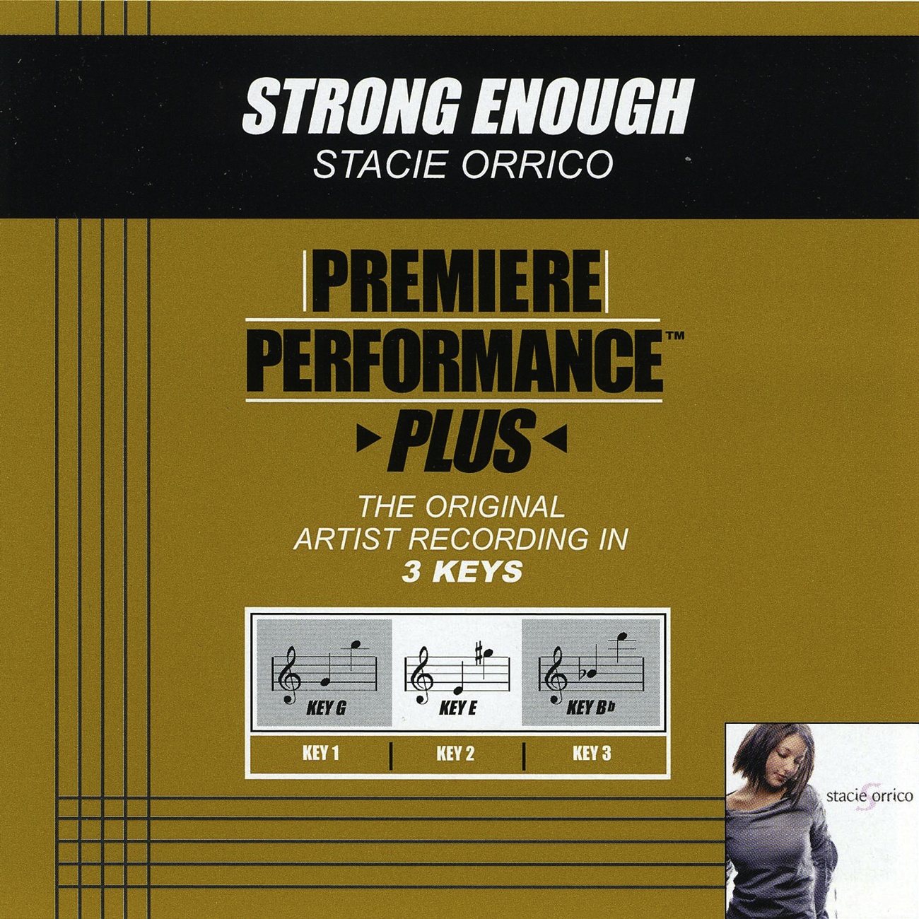 Strong Enough (Performance Track In Key Of E)