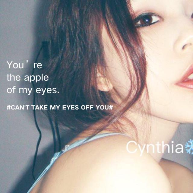 can't take my eyes off you