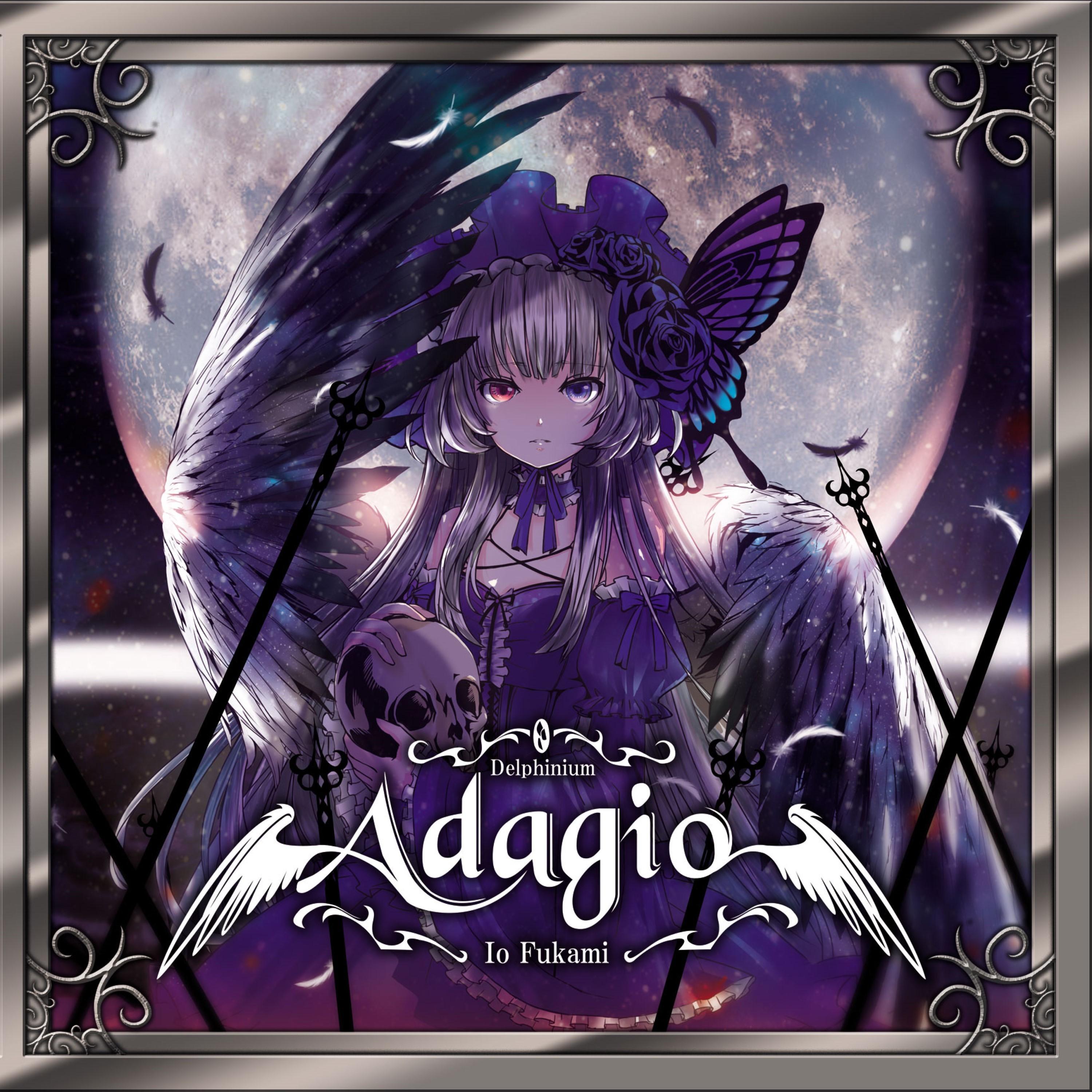 Adagio-Papillon Noir et Violet