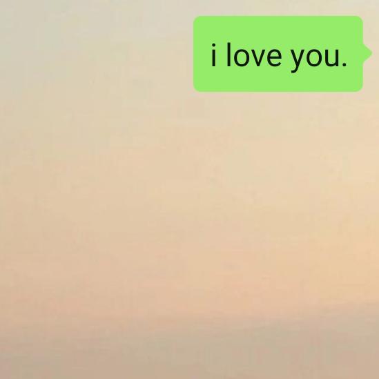 I LOVE YOU
