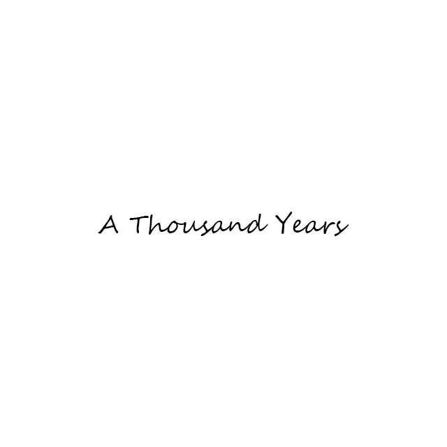 A Thousand Years（Cover：Christina Perri）