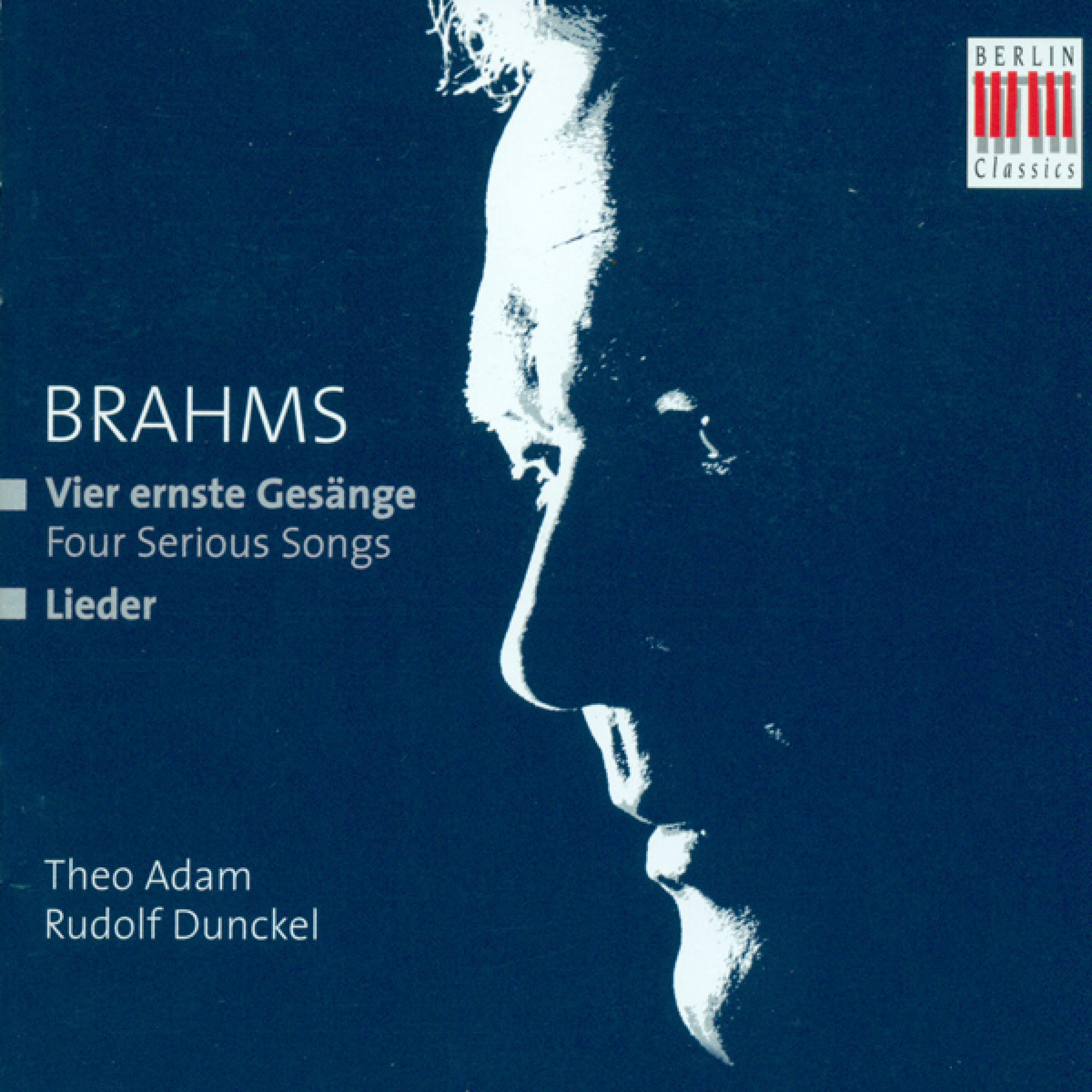 4 Ernste Gesänge, Op. 121: No. 3, O Tod, wie bitter bist du